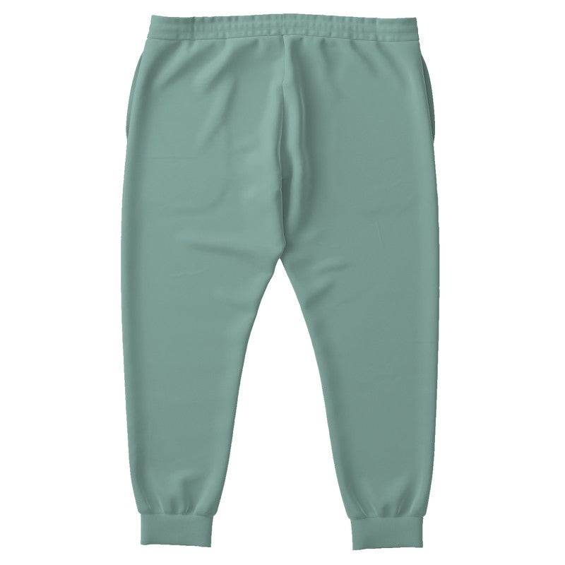 Medium-Light Fully-Muted Blue-Green Joggers PLUS (BG-FM-ML) - Back PLUS