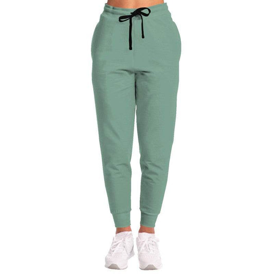 Medium-Light Fully-Muted Green Joggers (BGG2-FM-ML) - Woman Front