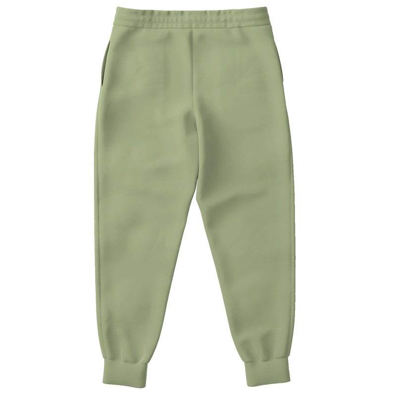 Medium-Light Fully-Muted Lime Joggers (L-FM-ML) - Back