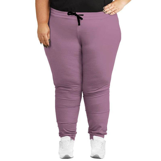 Medium-Light Fully-Muted Magenta Joggers PLUS (PIM2-FM-ML) - Woman Front PLUS