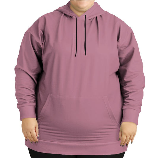 Medium-Light Fully-Muted Pink Hoodie PLUS (PI-FM-ML) - Woman Front PLUS
