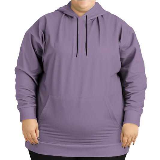 Medium-Light Fully-Muted Purple Hoodie PLUS (MPU2-FM-ML) - Woman Front PLUS