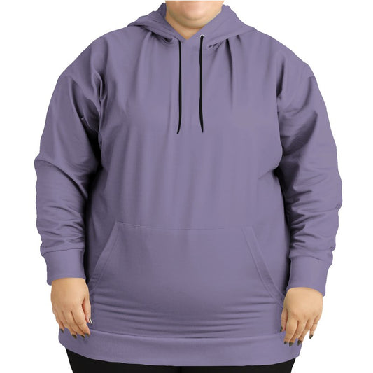 Medium-Light Fully-Muted Purple Hoodie PLUS (PU-FM-ML) - Woman Front PLUS