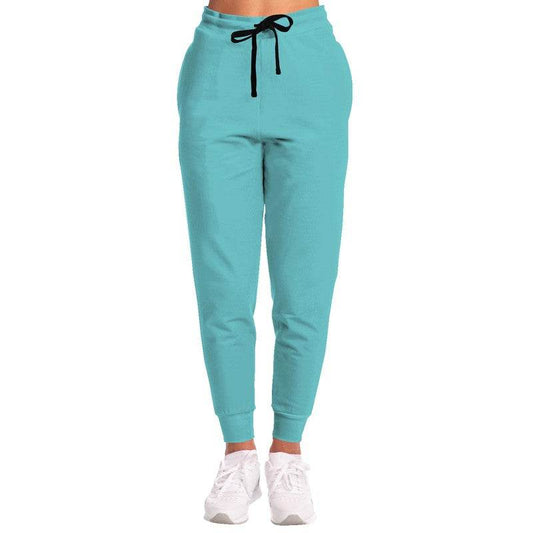 Medium-Light Medium Cyan Joggers (CBG1-ME-ML) - Woman Front