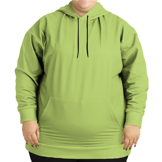 Medium-Light Medium Lime Hoodie PLUS (L-ME-ML) - Woman Front PLUS