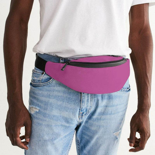 Medium-Light Medium Magenta Belt Bag (PIM2-ME-ML) - Man Front CloseUp