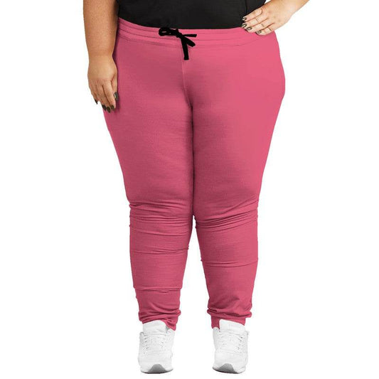Medium-Light Medium Pink Joggers PLUS (RPI3-ME-ML) - Woman Front PLUS