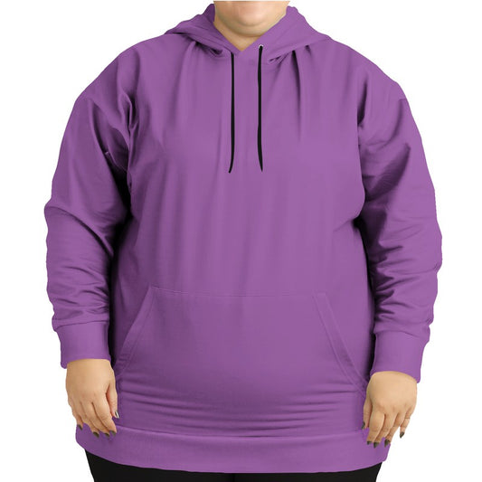 Medium-Light Medium Purple Hoodie PLUS (MPU1-ME-ML) - Woman Front PLUS