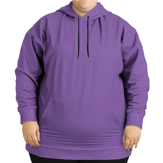 Medium-Light Medium Purple Hoodie PLUS (MPU3-ME-ML) - Woman Front PLUS