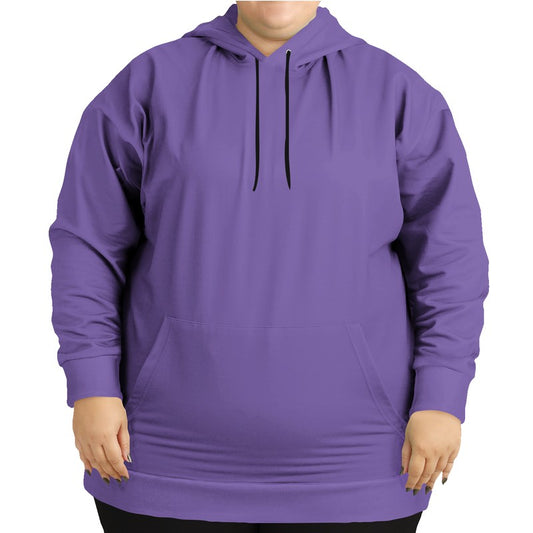 Medium-Light Medium Purple Hoodie PLUS (PU-ME-ML) - Woman Front PLUS