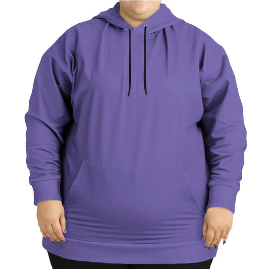 Medium-Light Medium Purple Hoodie PLUS (PUI1-ME-ML) - Woman Front PLUS