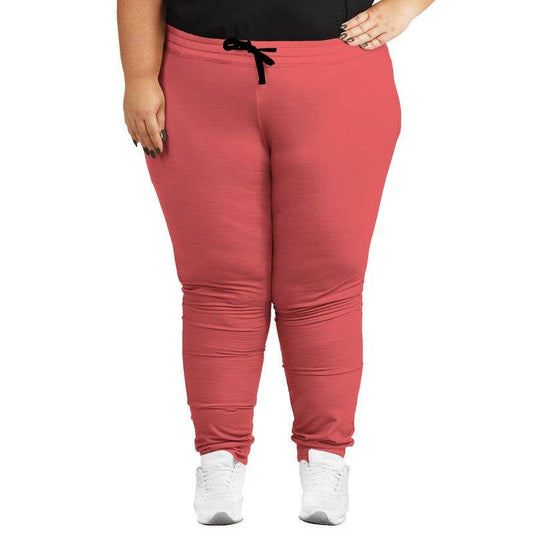 Medium-Light Medium Red Joggers PLUS (RPI1-ME-ML) - Woman Front PLUS