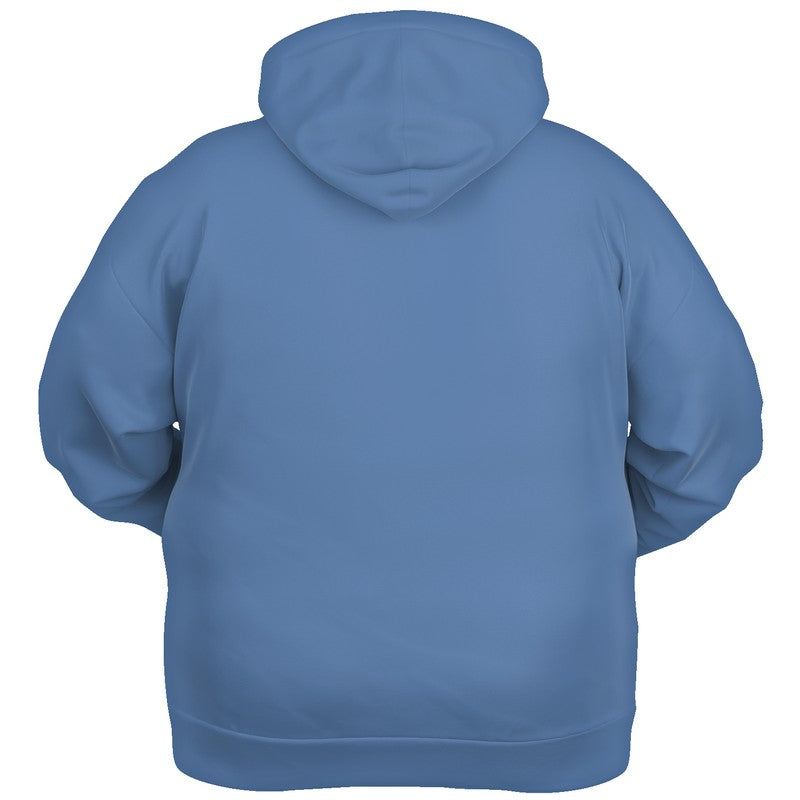 Medium-Light Muted Blue Hoodie PLUS (IB2-MU-ML) - Ghost Back PLUS