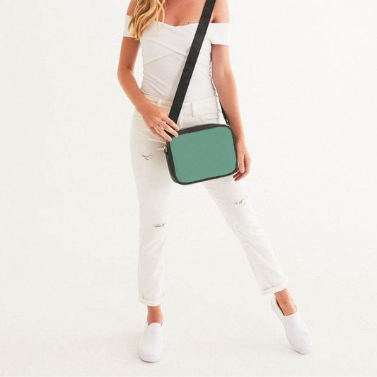 Medium-Light Muted Green Crossbody Bag (BGG2-MU-ML) - Woman Front