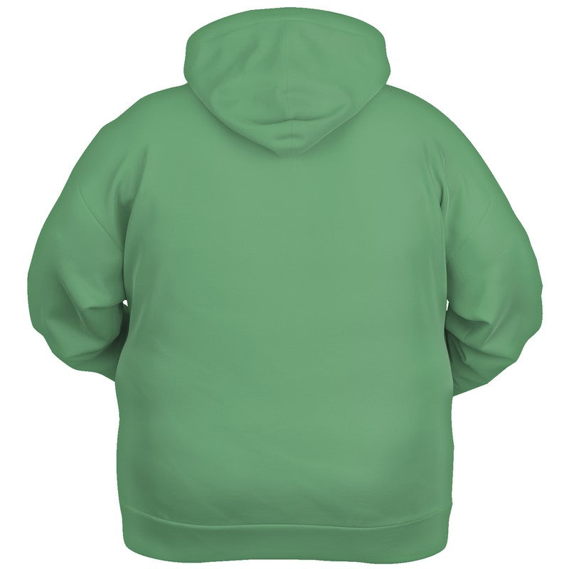 Medium-Light Muted Green Hoodie PLUS (G-MU-ML) - Ghost Back PLUS