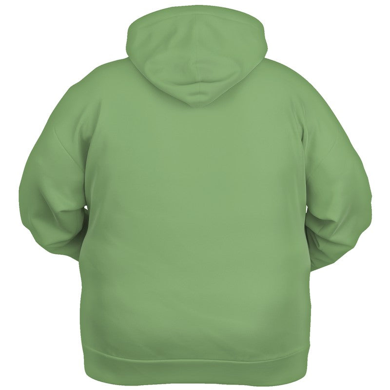 Medium-Light Muted Lime Hoodie PLUS (GL2-MU-ML) - Ghost Back PLUS