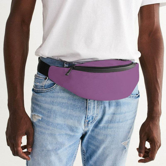Medium-Light Muted Magenta Belt Bag (M-MU-ML) - Man Front CloseUp