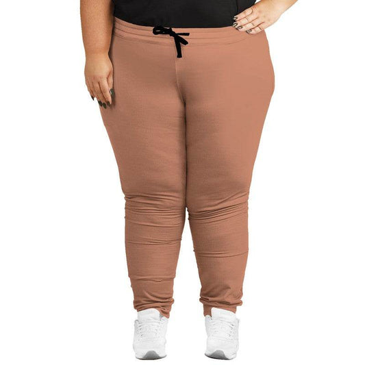 Medium-Light Muted Orange Joggers PLUS (OR2-MU-ML) - Woman Front PLUS