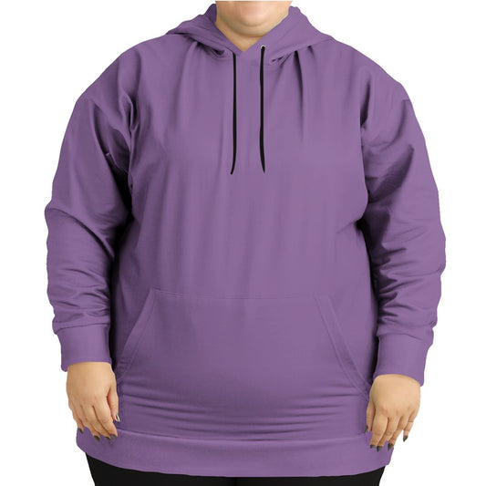 Medium-Light Muted Purple Hoodie PLUS (MPU2-MU-ML) - Woman Front PLUS