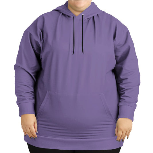 Medium-Light Muted Purple Hoodie PLUS (PU-MU-ML) - Woman Front PLUS