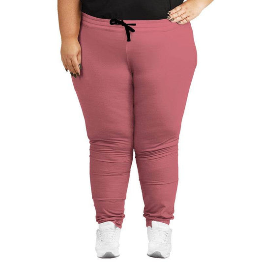 Medium-Light Muted Red Joggers PLUS (RPI2-MU-ML) - Woman Front PLUS