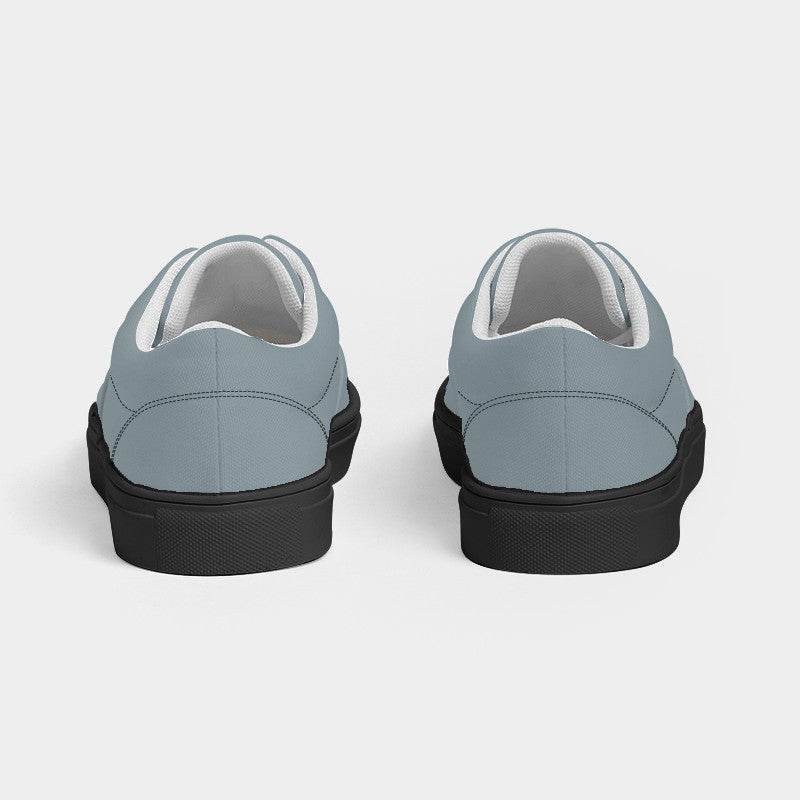 Medium-Light Neutral Cyan Women's Canvas Sneakers (BC2-NE-ML) - Back