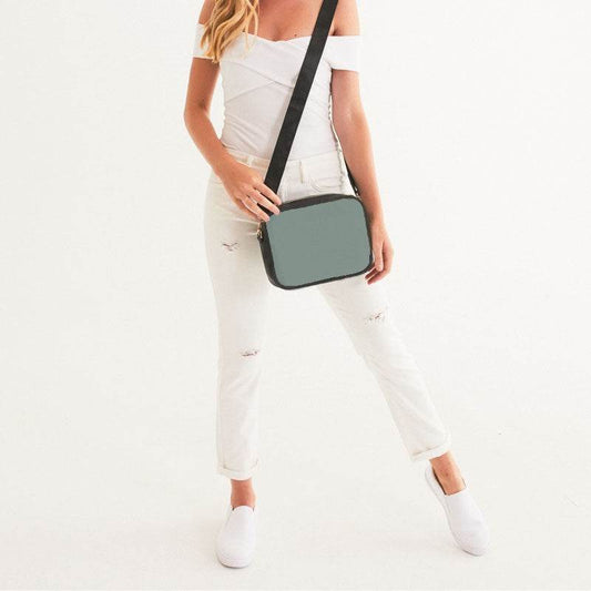 Medium-Light Neutral Green Crossbody Bag (BGG2-NE-ML) - Woman Front
