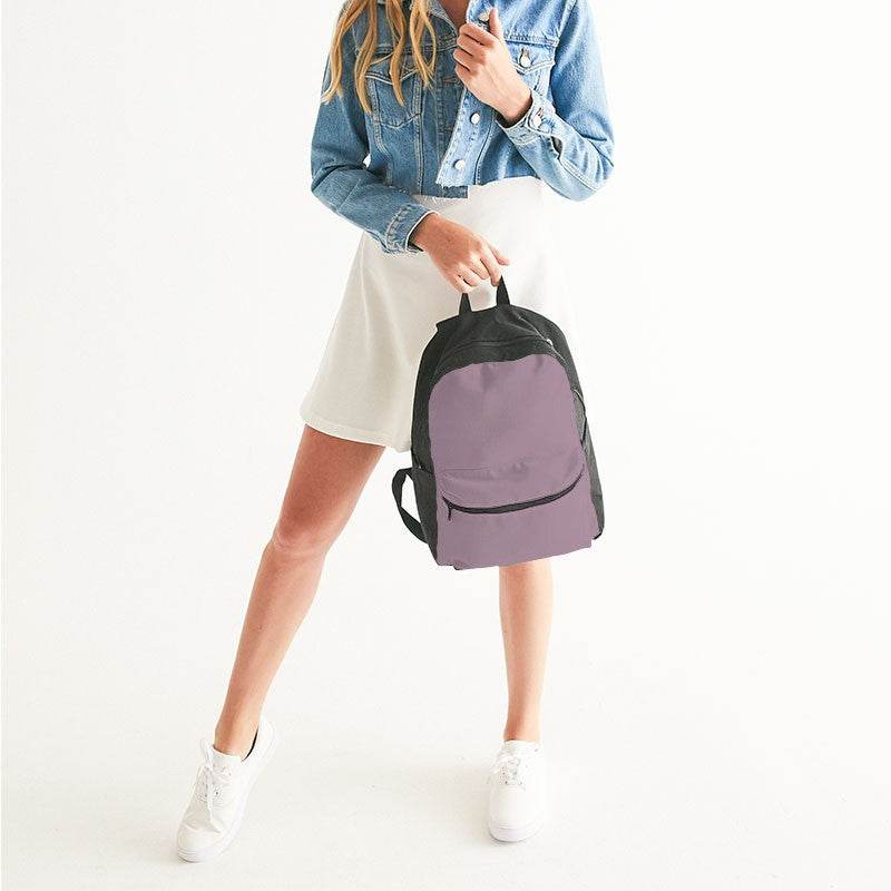 Medium-Light Neutral Magenta Canvas Backpack (PIM2-NE-ML) - Woman