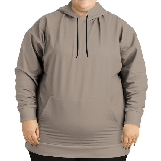 Medium-Light Neutral Orange Hoodie PLUS (O-NE-ML) - Woman Front PLUS