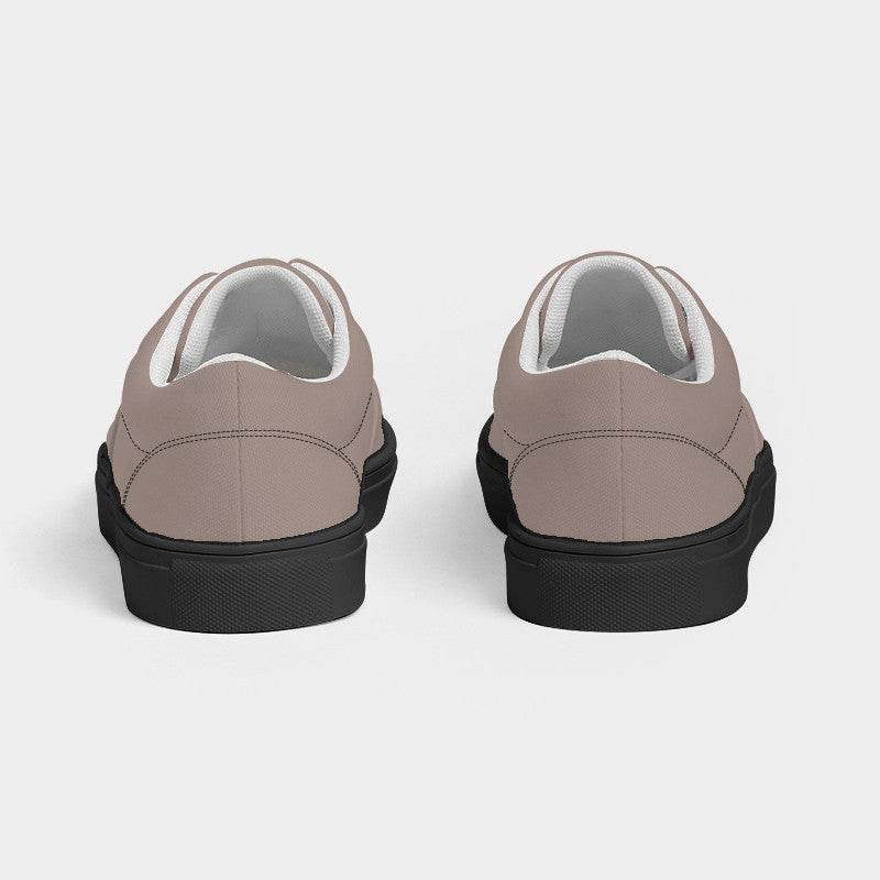 Medium-Light Neutral Orange Women's Canvas Sneakers (OR2-NE-ML) - Back