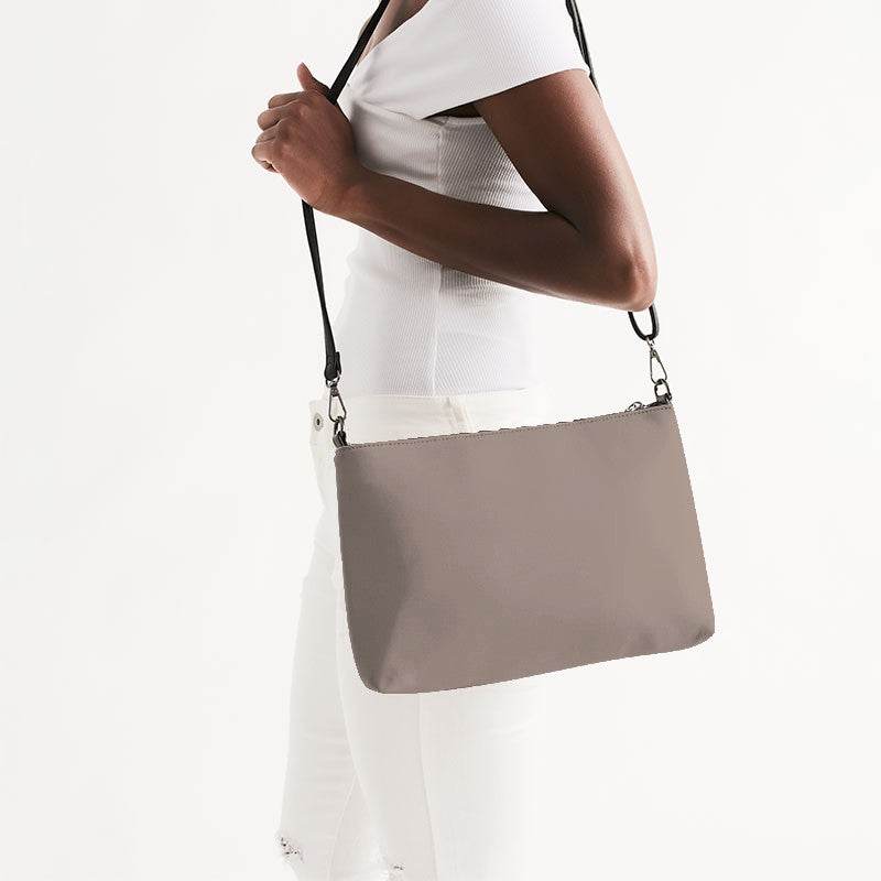 Medium-Light Neutral Orange Zip Pouch (OR2-NE-ML) - Side CloseUp