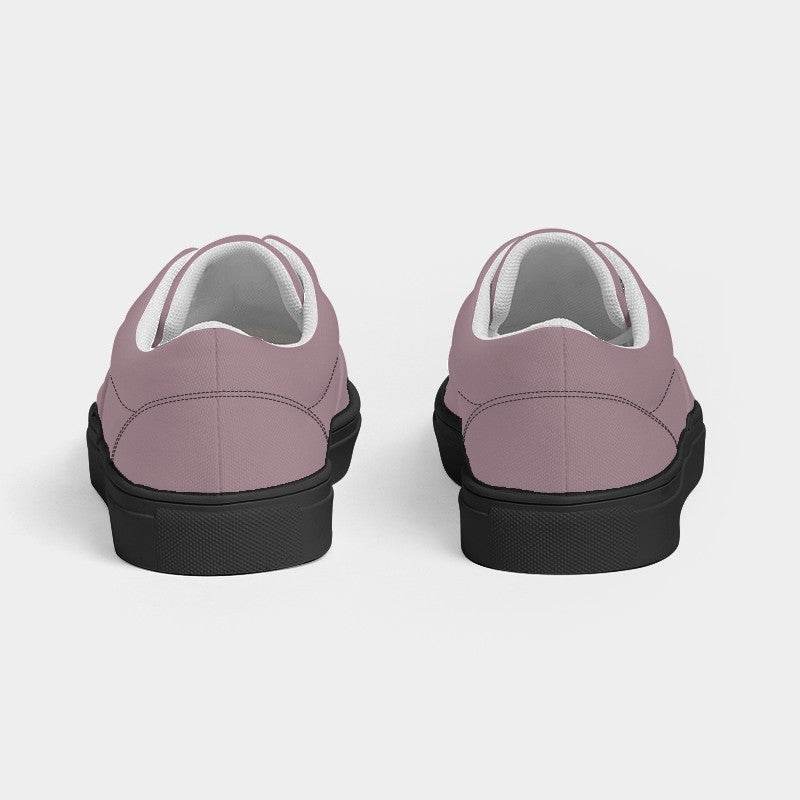 Medium-Light Neutral Pink Women's Canvas Sneakers (PI-NE-ML) - Back