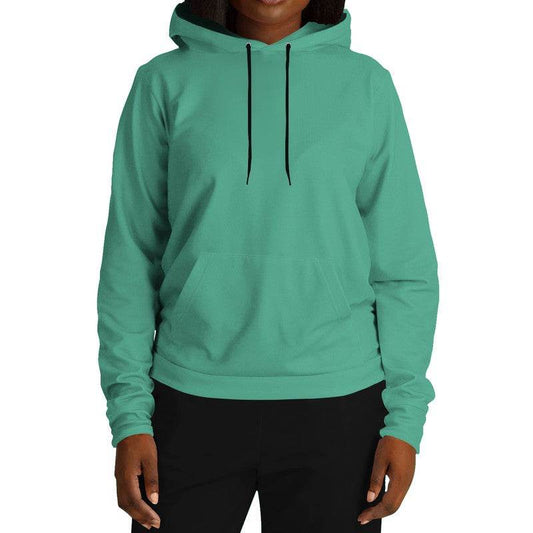 Medium Blue-Green Hoodie (BGG1-ME-ME) - Woman Front