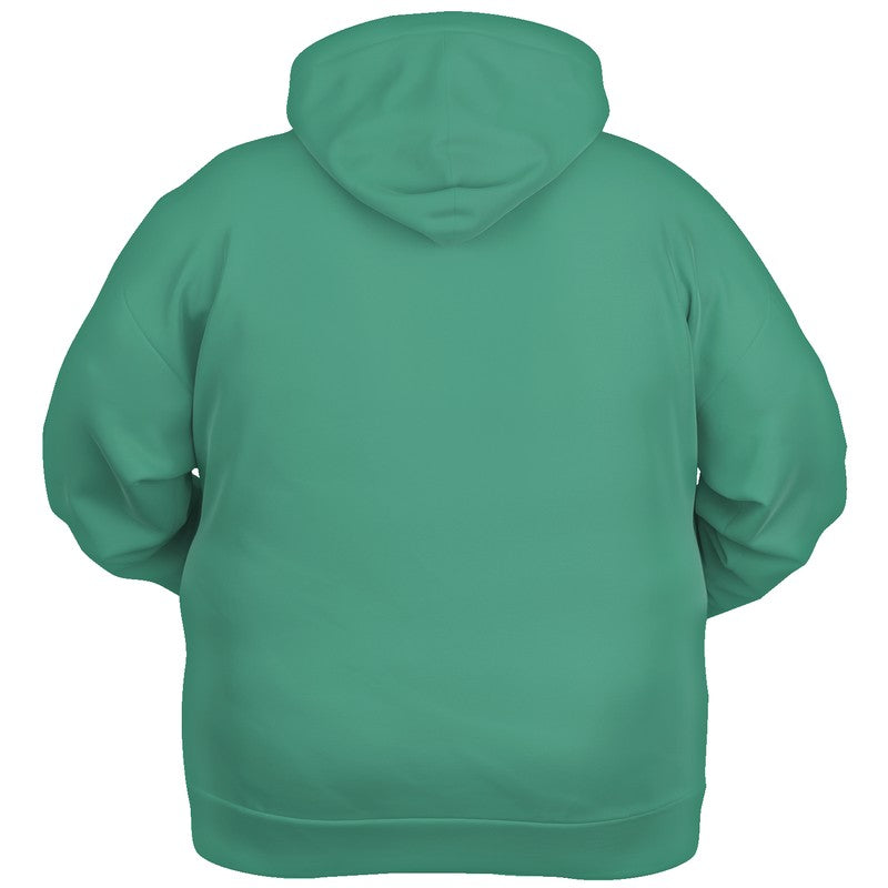 Medium Blue-Green Hoodie PLUS (BGG1-ME-ME) - Ghost Back PLUS