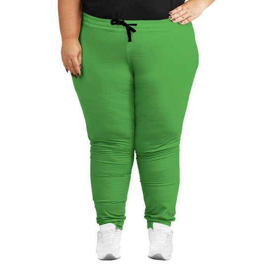 Medium Clear Green Joggers PLUS (GL1-CL-ME) - Woman Front PLUS