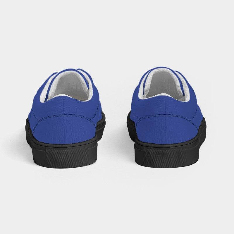 Medium Clear Indigo Women's Canvas Sneakers (I-CL-ME) - Back