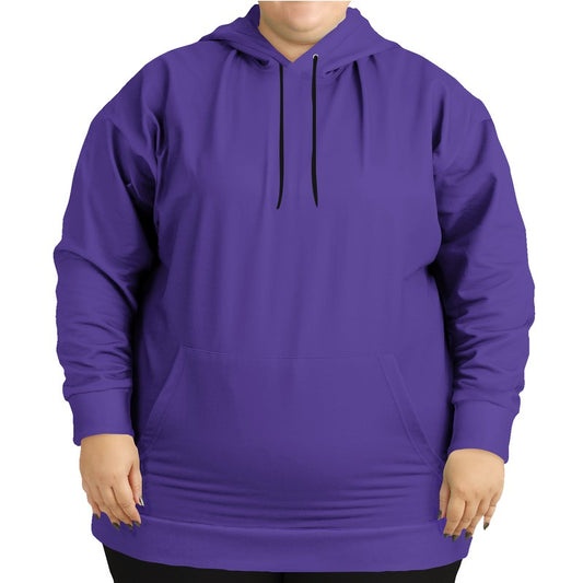 Medium Clear Purple Hoodie PLUS (PUI1-CL-ME) - Woman Front PLUS