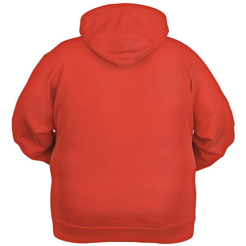 Medium Clear Red Hoodie PLUS (R-CL-ME) - Ghost Back PLUS