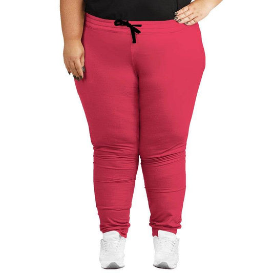 Medium Clear Red Joggers PLUS (RPI2-CL-ME) - Woman Front PLUS