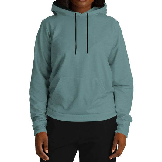 Medium Fully-Muted Blue-Green Hoodie (CBG2-FM-ME) - Woman Front
