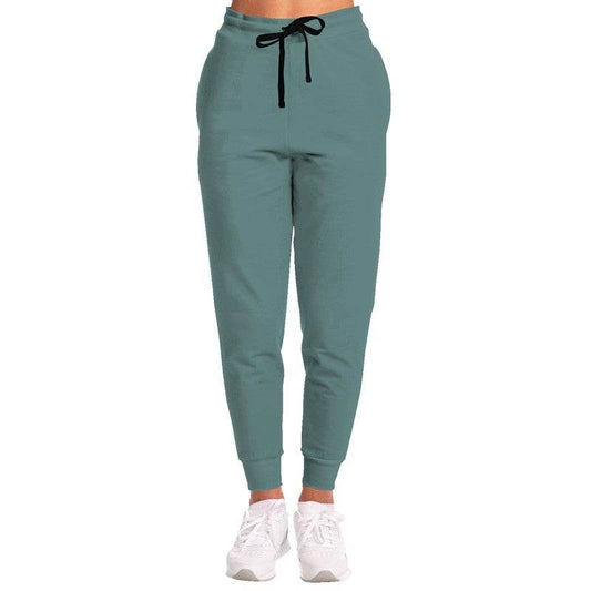 Medium Fully-Muted Blue-Green Joggers (CBG2-FM-ME) - Woman Front
