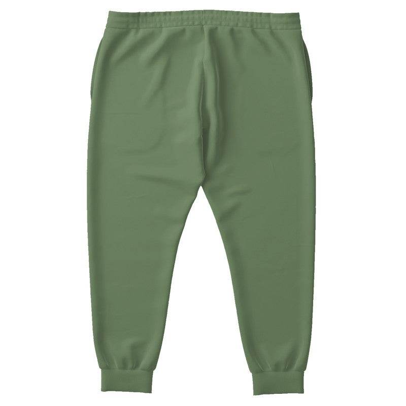 Medium Fully-Muted Lime Joggers PLUS (GL2-FM-ME) - Back PLUS