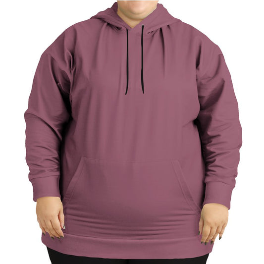 Medium Fully-Muted Pink Hoodie PLUS (PI-FM-ME) - Woman Front PLUS