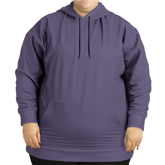 Medium Fully-Muted Purple Hoodie PLUS (PU-FM-ME) - Woman Front PLUS