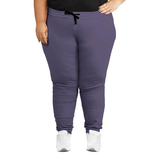 Medium Fully-Muted Purple Joggers PLUS (PU-FM-ME) - Woman Front PLUS