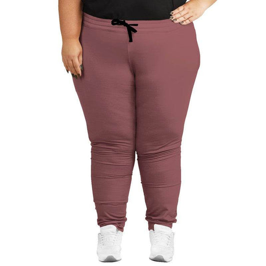 Medium Fully-Muted Red Joggers PLUS (RPI2-FM-ME) - Woman Front PLUS