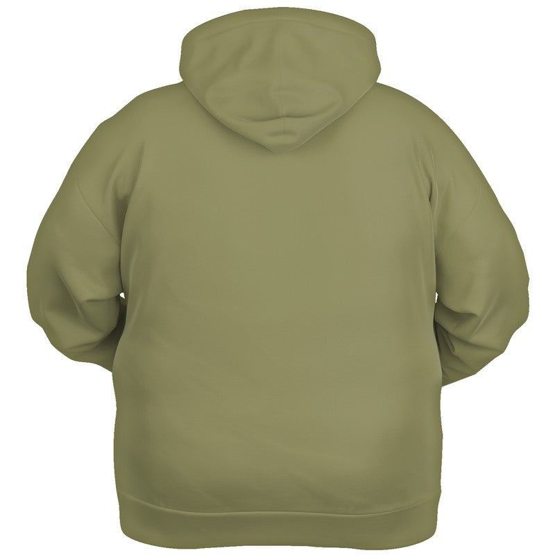 Medium Fully-Muted Yellow Hoodie PLUS (LY2-FM-ME) - Ghost Back PLUS