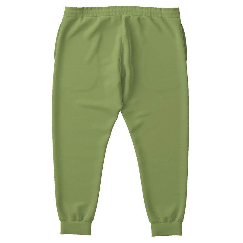 Medium Muted Lime Joggers PLUS (L-MU-ME) - Back PLUS