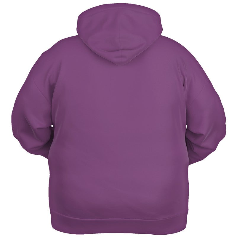 Medium Muted Magenta Hoodie PLUS (M-MU-ME) - Ghost Back PLUS