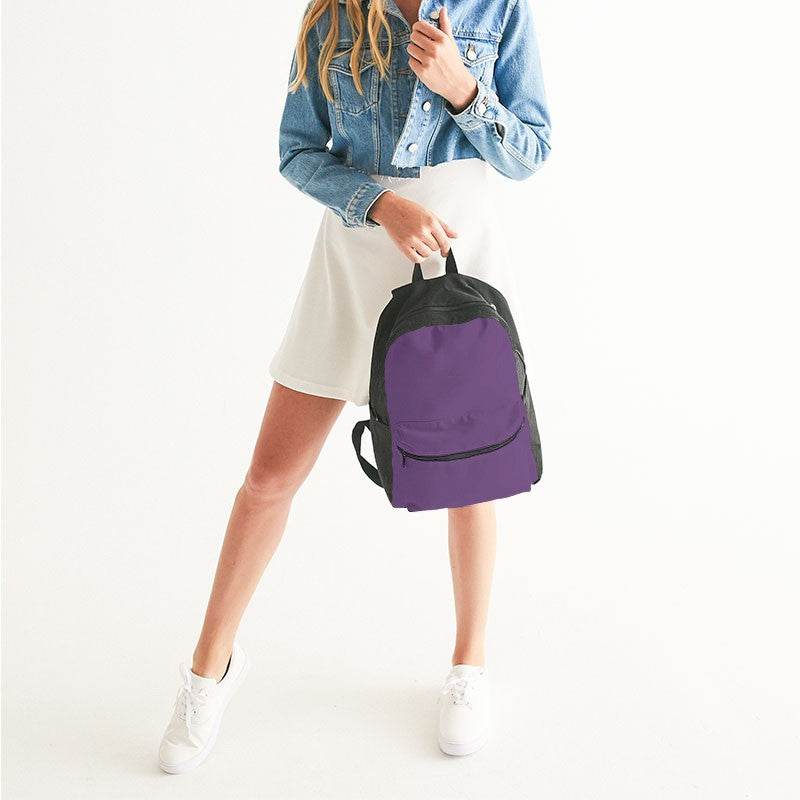 Medium Muted Purple Canvas Backpack (MPU2-MU-ME) - Woman